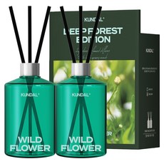 쿤달 퍼퓸 디퓨저 딥 포레스트 에디션 세트 500ml, 와일드플라워, 1세트