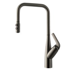 BATHROOM KNOWLEDGE 水龍頭 金屬灰色 單一尺寸 230 x 452 mm 7042(MG), 1個