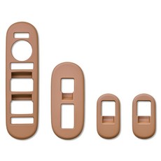 DKMALL 現代 All-New Palisade LX3 飾條, 棕色, 車窗開關