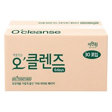 자연원 오클렌즈 라이트 패키지 6days 주스, 180ml, 30개