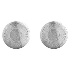 DKMALL The All New Palisade LX3 相容 車內重點飾條 側邊上方喇叭 2入, 銀色, 後車廂