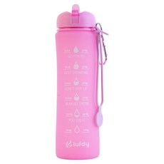 LoopD 矽膠折疊水瓶, 1個, 600ml, 粉紅色