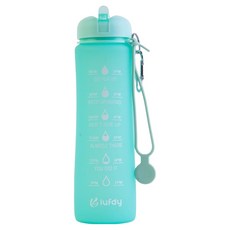 LoopD 矽膠折疊水瓶, 1個, 600ml, 綠色