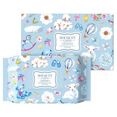 BOUQUET GARNI 深層香氛乾衣機專用衣物柔軟香氛紙 嬰兒爽身粉香 正裝, 120入, 1個