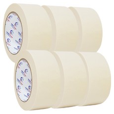 홀스파워 종이 마스킹테이프 SBT03 45mm x 40m 아이보리, 6개