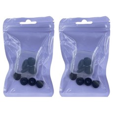 Misoroun 飛機用睡眠矽膠耳塞 2p + 耳帽 4p + 收納盒組 黑色, 2套