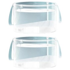 微笑多功能露營野餐折疊式水桶 L, 透明, 2個