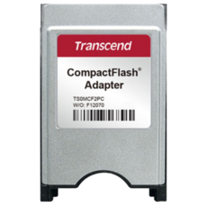 Transcend 創見 CF卡轉PCMCIA 轉接卡-50 pin轉68 pin, 1個, TS0MCF2PC, 銀色