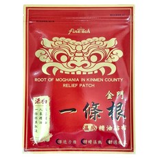 Finetech 釩泰 金門一條根精油貼布, 7片, 1包