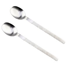 Bogen Hammer Glow 餐具 湯匙, 銀色, 2個, 湯匙 2p