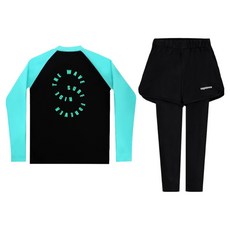 아쿠아티카 아동용 only one 래쉬가드 상의 AQAJTS501 + 반바지 AQA421 세트