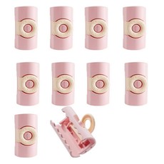 아워웍스 깔끔 무침 미끄럼방지 침대시트 이불 고정집게 10p, 핑크