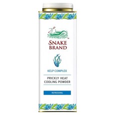 SNAKE BRAND 蛇牌 爽身粉 藍色海洋, 280g, 1個