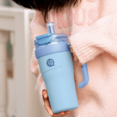 COTD 把手保溫杯, 1個, 藍色, 1.2L