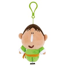 짱구 극장판 쿵후 보이즈 가방고리 맹구, 혼합색상, 1개, 13cm