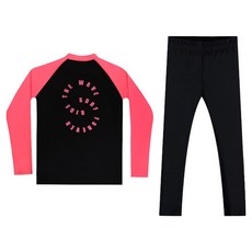 aquatica 兒童防曬泳衣上衣 AQAJTS502 + 水上緊身褲 AQA415 套組