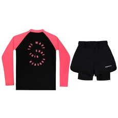 aquatica 兒童用防曬泳衣上衣 + 三分水上緊身褲套組 AQAJTS502 + AQA420