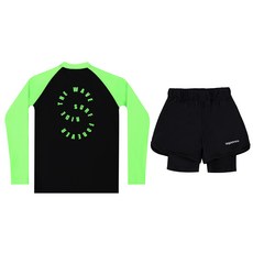 aquatica 兒童防磨衣上衣 + 三分水陸兩用褲套裝 AQAJTS504 + AQA420