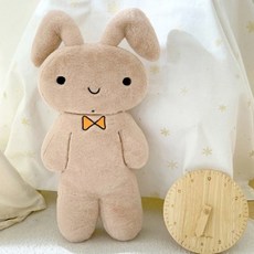 Shinchan 蠟筆小新 毛茸茸妮妮兔長條抱枕, 混合色, 1個, 50cm