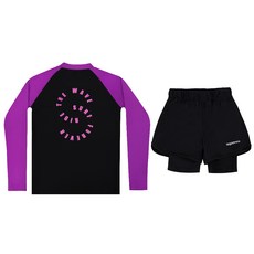 aquatica 兒童防磨上衣 + 三分水上緊身褲套組 AQAJTS503 + AQA420