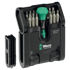 Wera Wera Tool-Check Modular Micro 1 精密起子頭迷你工具組 049002, 1個, 15種