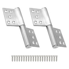 OON 스텐 201 분리형 경첩 + 나사 세트 H타입, 2세트