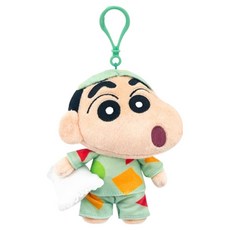 蠟筆小新 劇場版 包包吊飾 睡衣小新, 混合色, 1個, 13cm