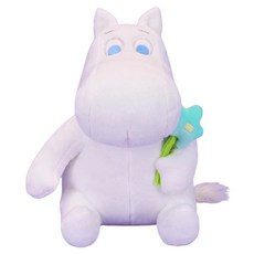 KHTOY 坐姿嚕嚕米 姆明 拿花款, 白色