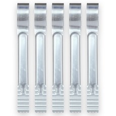퍼스트리빙 스테인리스 다용도 주름 집게 소, 5개