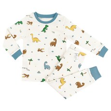 메이키즈 남아용 다이노월드 30수 후라이스 실내복 상하의 세트