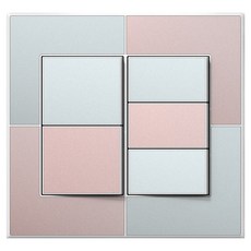 TILINS Gallery Mint Rose 1路 5開關 白色框架, 1個