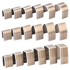 Khohimo 皮革工藝工具 打孔 裁剪 3種類型 18件組 5W0477, 1套, 混合色