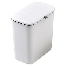 Him Room Daily 掛式垃圾桶 附掛勾 + 繩勾, 白色