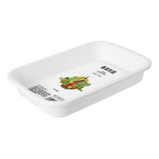 UTOOKII 火鍋備菜盤 2L, 1個, 白色