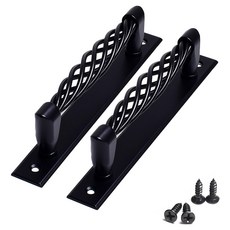 Sonjabisesang 螺絲 3T 板式把手 P128, 黑色, 2個