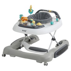 엔픽스 유아용 스텝 360 엣지 보행기, 크림 그레이, 1개