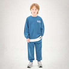 JELISPOON 兒童發泡印花開衩設計上下裝套組