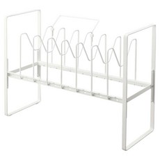 Viva Basic 平底鍋 鍋具 收納架, 1個, 白色, 2層