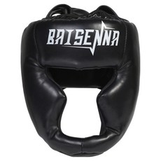 BAISENNA 격투기 태권도 스포츠 훈련 헤드기어, 01 검은색, 1개 01 검은색, 1개