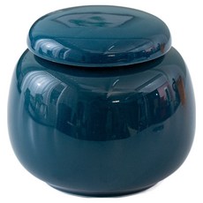 Onlyum風水家裡淨化迷你花瓶 02 亮光 深青綠, 1個