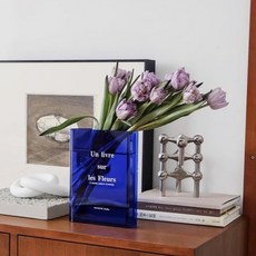 Taminayo 書籍設計花瓶, 藍色