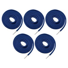 앙플러스 원형 철팁 후드티 바지 끈, 블루, 5개