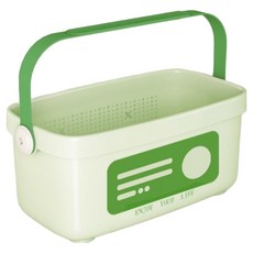 宿舍用大型長方形沐浴籃, 綠色