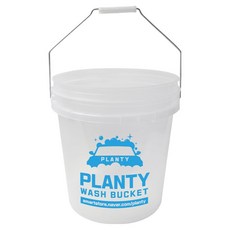 월드크린 플렌티 세차 버킷, 반투명, 18L