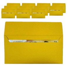 이화 펄 현금봉투, 골드, 12개