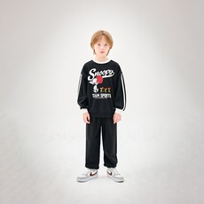 JELISPOON 兒童Peanuts史努比團隊運動上下套裝
