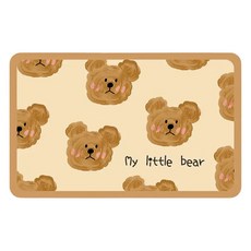 다다랜드 마이리틀 베어 빨아쓰는 규조토 발매트, 베어 프렌즈