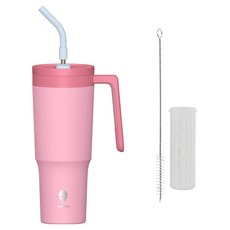 벤듀라 대용량 티 인퓨저 텀블러, 블러시 핑크, 1.2L, 1개