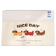 Lucy Market 日常冷氣擋風簾 90 x 40 cm, 1個, 4 小狗派對