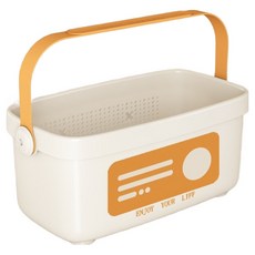 宿舍用大型長方形沐浴籃, 橘色